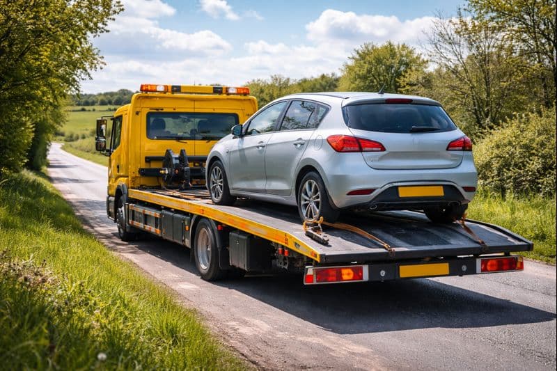 Professional car recovery service